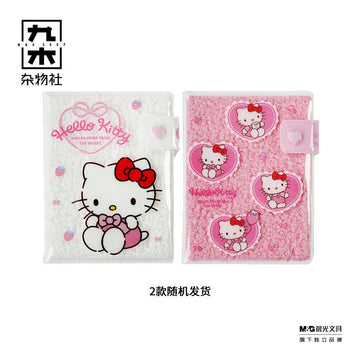 Hello Kitty Plush Notebook Kawaii Sanrio Stationery Journal – Cute Aesthetic Diary for Girls | Random Style
