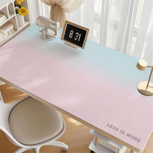 Large Desk Mat Eye-Care Gradient Dopamine Silicone Desk Pad – Non-Slip Waterproof Office & Study Table Protector