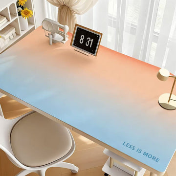 Large Desk Mat Eye-Care Gradient Dopamine Silicone Desk Pad – Non-Slip Waterproof Office & Study Table Protector