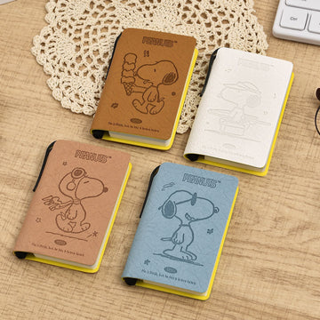 Snoopy Mini Notebook, Cute Pocket Journal for Women, Small Notepad Gift
