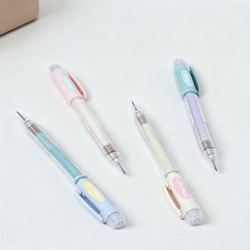 Pentel AX105 Mechanical Pencil 0.5mm Pastel Frosting Limited Edition – 4 Colour Set | Japanese Stationery