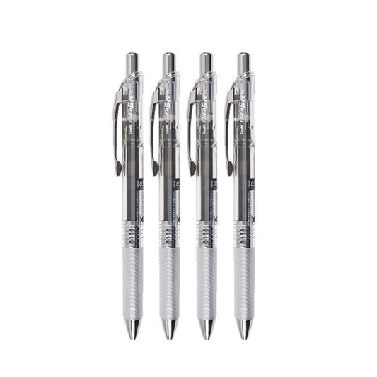 Pentel EnerGel BLN75 Retractable Gel Pen 0.5mm Fine Point Black Ink Pack of 4 – Smooth Fast-Drying Japanese Gel Ink Pens for Writing, Note-Taking & Journaling
