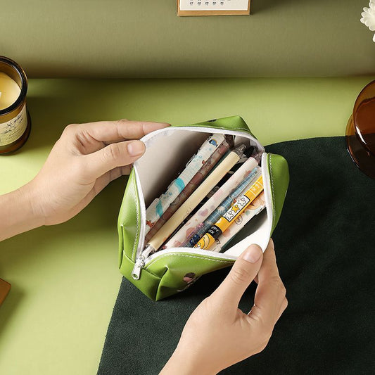 Large Capacity Pencil Case Aesthetic Double Layer Cute Pen Pouch for Girls – Kawaii Stationery Organiser for School & Office