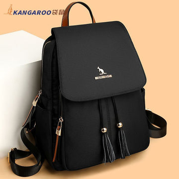 Oxford Fabric Backpack for Women 2025 – Lightweight Casual Travel Rucksack Ladies Minimalist Daypack