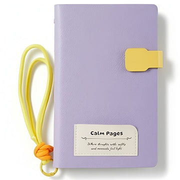 FARAMON A6 Loose-leaf Notebook with Hanging Rope | Portable Dopamine Colour Aesthetic Journal for Students & On-the-Go Note Taking