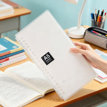 King Jim KINME A5 Handy Thin Ring Binder Notebook – Lightweight Portable Loose Leaf Planner | Japan Stationery Refillable Ring Note