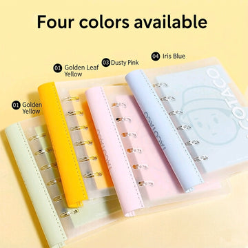 TACOTACO A7 Ring Binder Loose Leaf Notebook – 360° Free Flip Kawaii Planner | Waterproof PP Cover Refillable Mini Notepad 2026