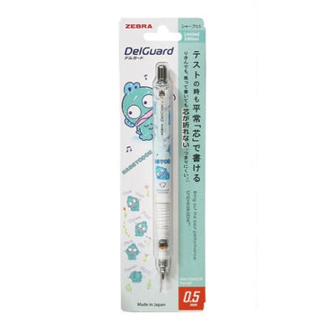Zebra DelGuard × Hangyodon Sanrio Loft Limited Edition 0.5mm Mechanical Pencil | Anti-Break Lead Kawaii Teal Fish-Boy Barrel Made in Japan