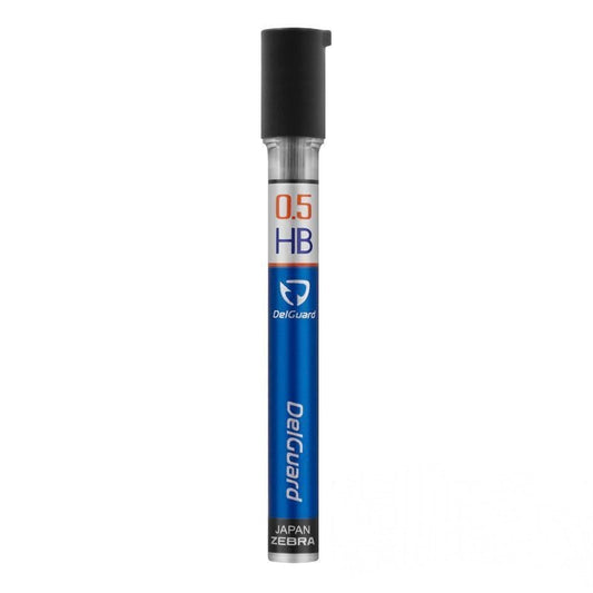 Zebra DelGuard P-LD10 HB Mechanical Pencil Lead Refill - 0.3mm, 0.5mm and 0.7mm | Anti-Break Lead for DelGuard Pencils | Japan ZEBRA Student Exam Lead