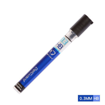 Zebra DelGuard P-LD10 HB Mechanical Pencil Lead Refill - 0.3mm, 0.5mm and 0.7mm | Anti-Break Lead for DelGuard Pencils | Japan ZEBRA Student Exam Lead