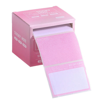 Pull-Out Sticky Note Dispenser Box 256 Sheets – Dot Grid, Lined & To-Do List Memo Pad, 4 Pastel Colours