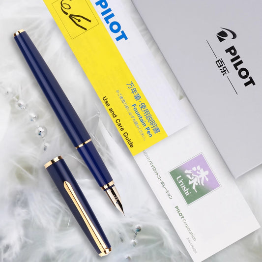 Pilot FD-15SR Seiya Fountain Pen – Gold Trim, M Nib, 3 Colours, Converter & Cartridge Compatible