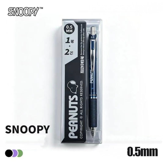 Cartoon Dog Click Gel Pen 0.5 mm – Bullet Tip, Fast-Dry Black Ink, 3 Colours, Includes 2 Spare Refills