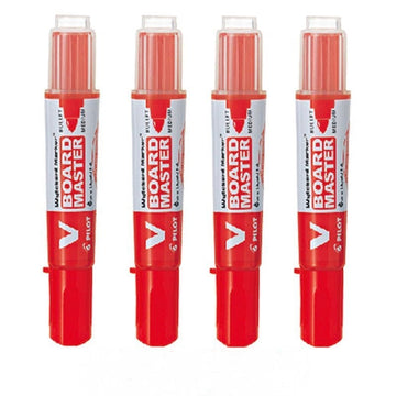 Pilot V Board Master Whiteboard Marker WBMAR-M – Bullet Medium Tip, Pure Liquid Ink, 6 Colours, Refillable