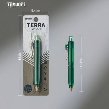 Tanoori Terra Gel Pen Low Gravity 0.5mm Mineral Pocket Pen