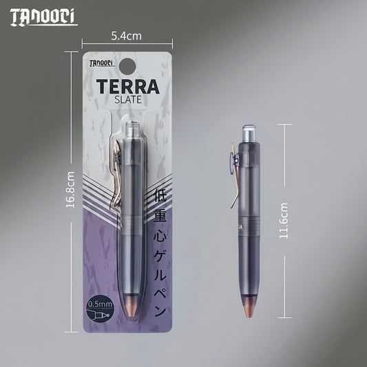 Tanoori Terra Gel Pen Low Gravity 0.5mm Mineral Pocket Pen