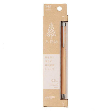 Tombow DHA-151 Kibun Monogatari Oak Wood Barrel Mechanical Pencil 0.5mm