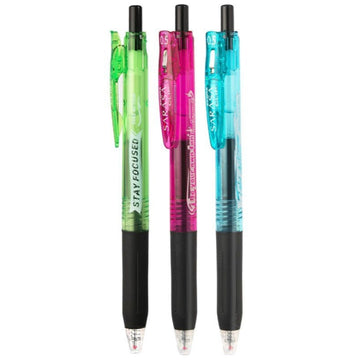 Zebra Sarasa Clip Motivational Limited Gel Pen 0.5mm Set of 3 Japan