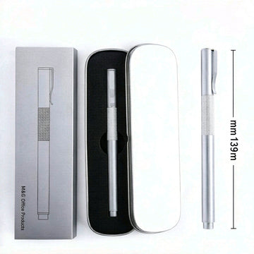 M&G All-Metal Matte Gel Pen 0.5mm Low Centre of Gravity Gift Box