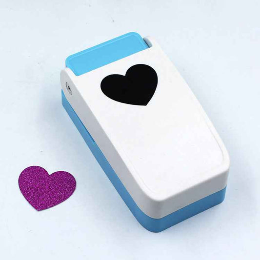 38mm Craft Scrapbooking Embossing Paper Pucher Heart 1.5inch - TTpen