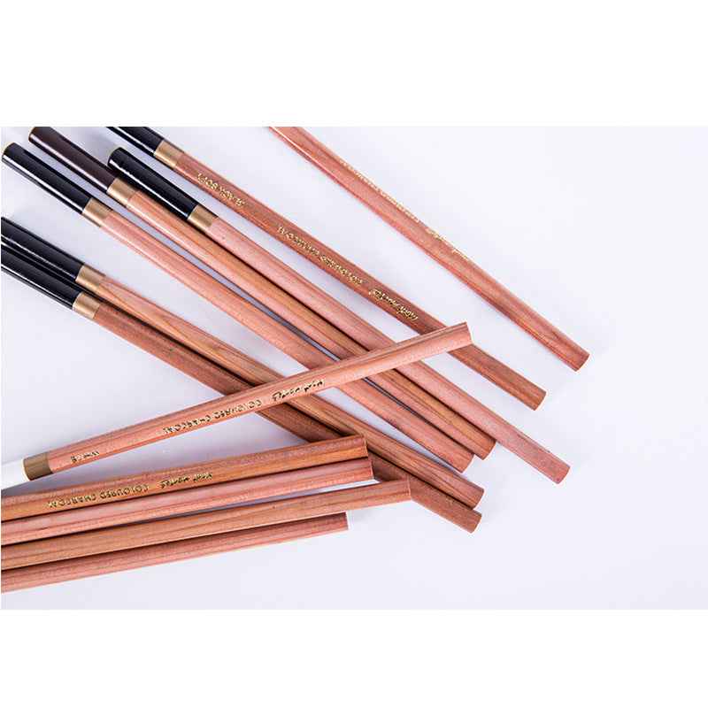 Mont Marte 12pcs Coloured Charcoal Pencils Drawing Set - TTpen