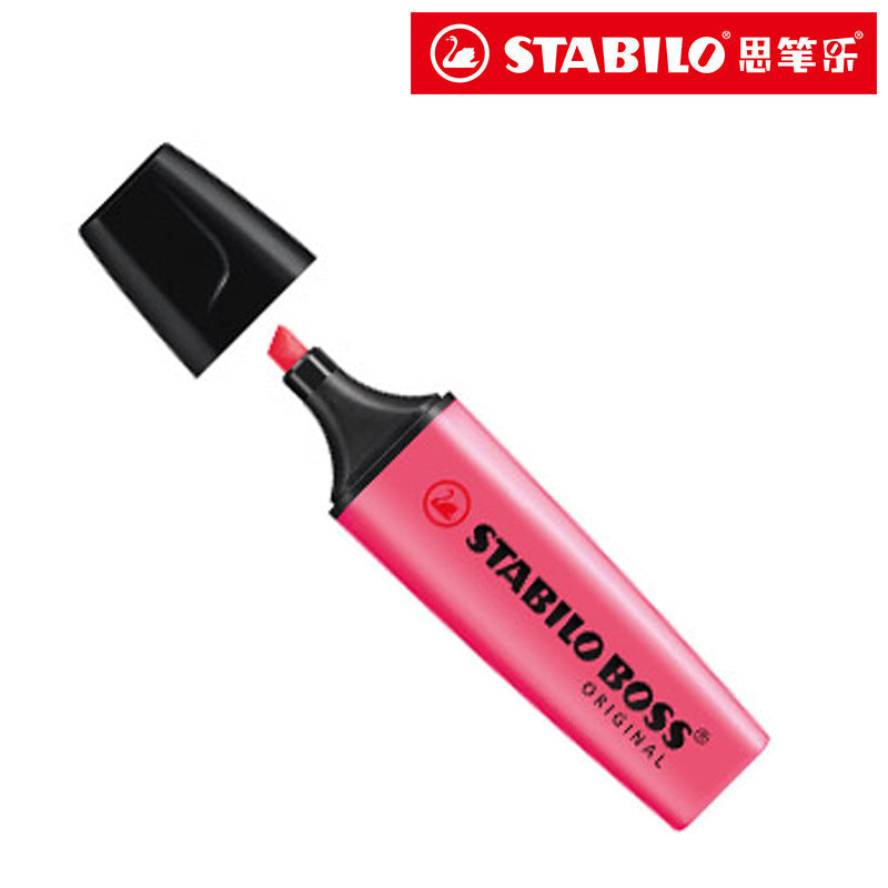STABILO BOSS ORIGINAL 70 Refillable Highlighter 2-5 mm [3 Pieces] Pink