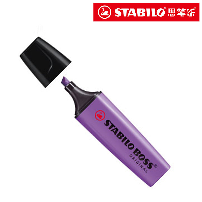 STABILO BOSS ORIGINAL 70 Refillable Highlighter 2-5 mm [3 Pieces] Purple