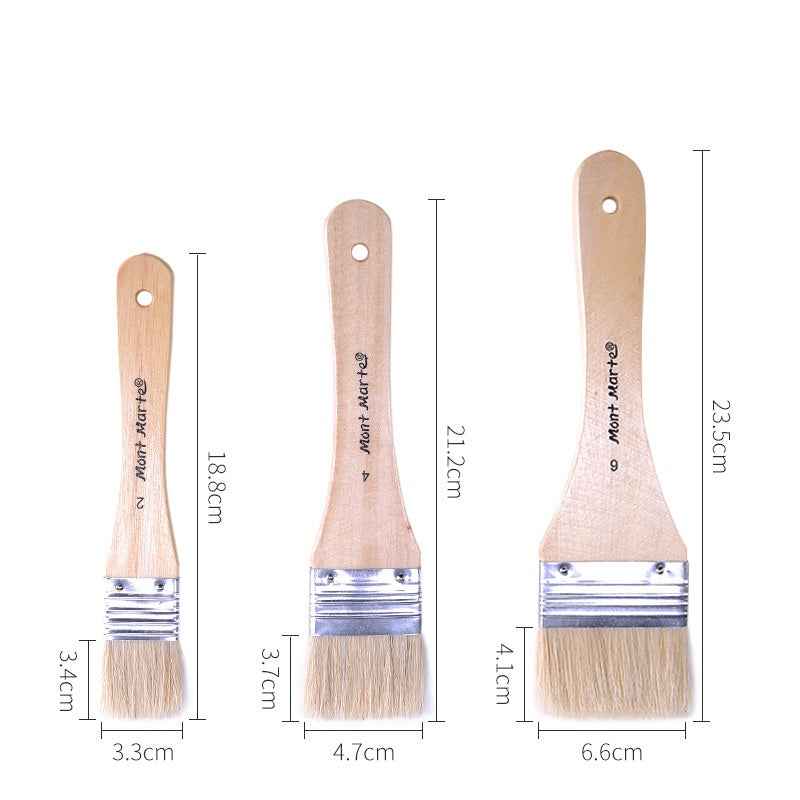 Mont Marte Gesso Brushes Sizes 2.4.6 - TTpen