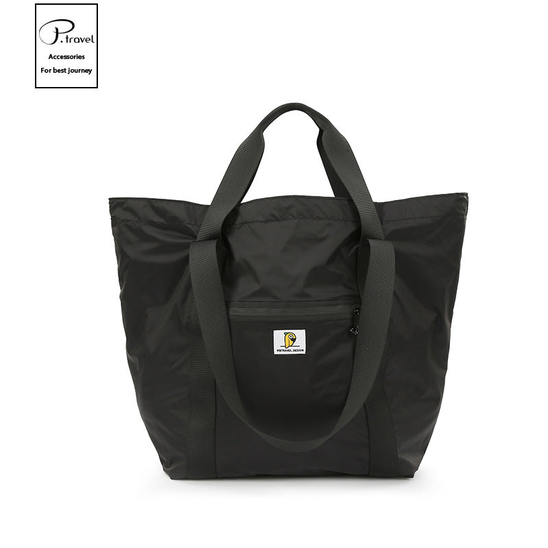 P.Travel Foldable Travel Totes Duffel Bag Black