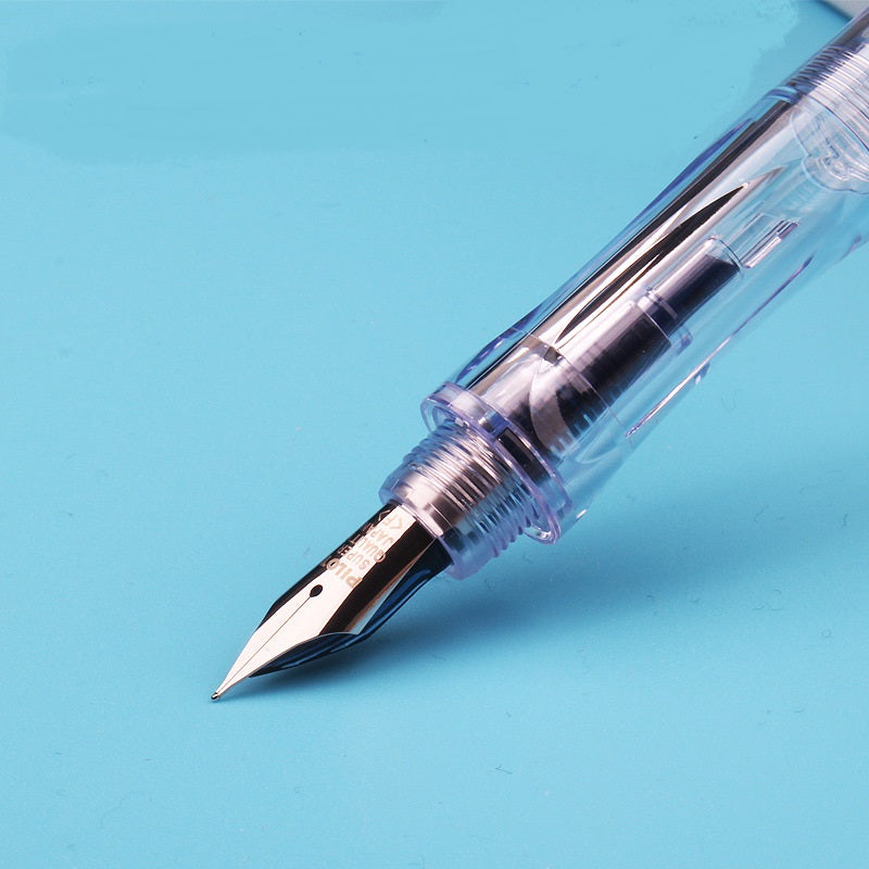 PILOT Fountain Pens with Converter Clear and Black 2 Set