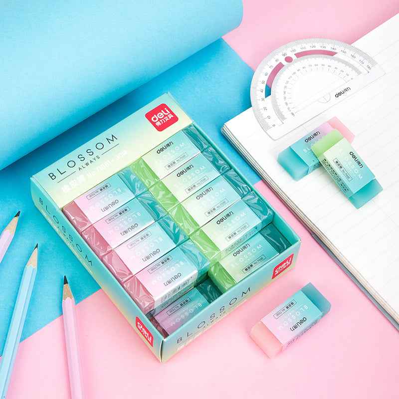 DELI 71081 BLOSSOM Pencil Rubber Eraser 30 Pack - TTpen