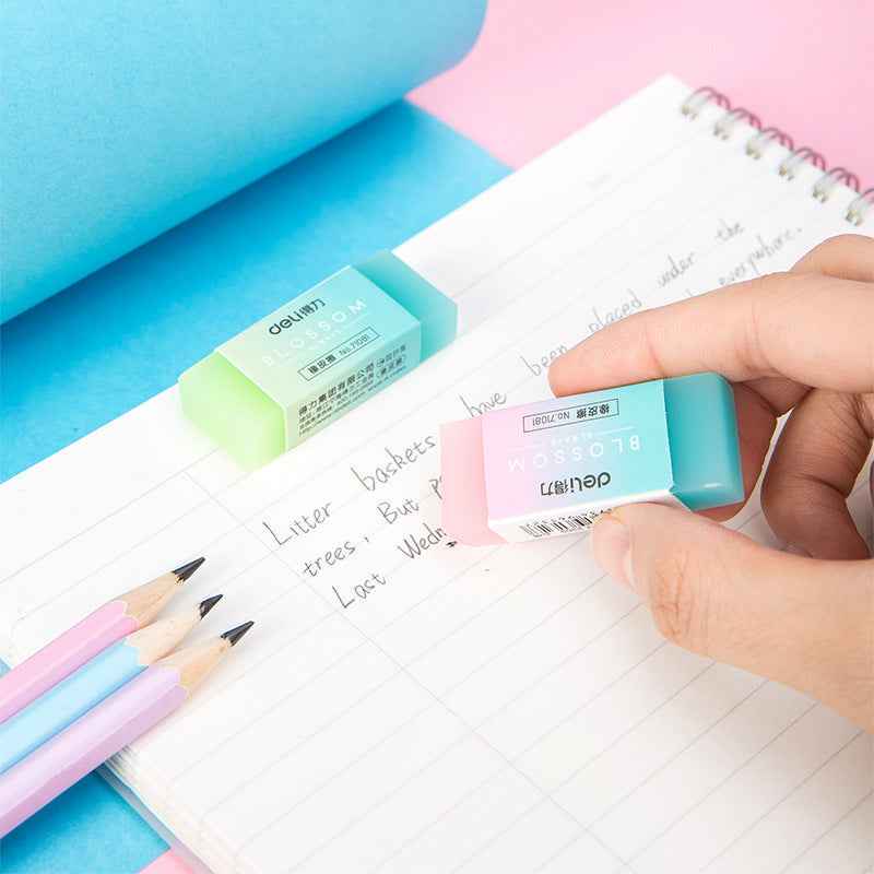 DELI 71081 BLOSSOM Pencil Rubber Eraser 30 Pack - TTpen
