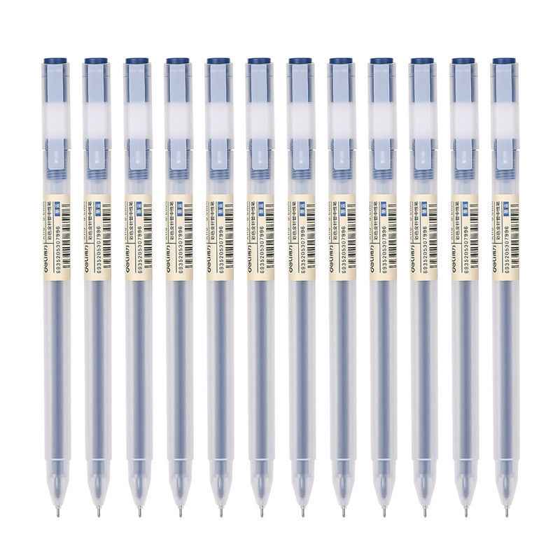 DELI A119 Colors Gel Pen Needle Tip 0.5mm Fine Point 12 Pack - TTpen