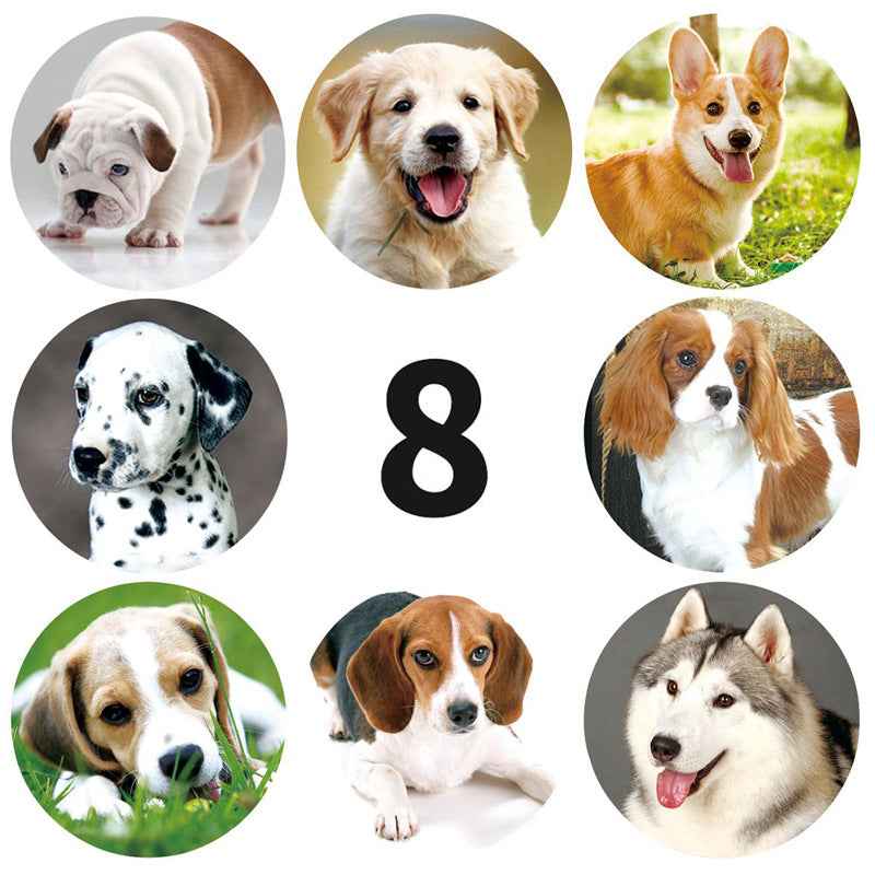 1000Pcs Cute Puppy Dog Stickers for Kids,1 Inch - TTpen