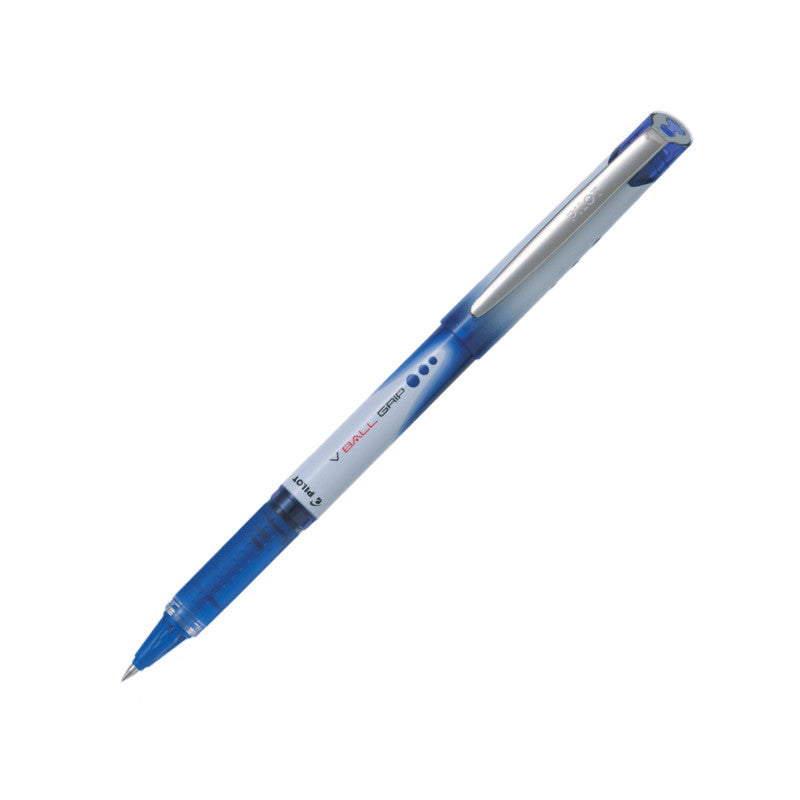 Pilot V Ball Grip Rollerball Pen 0.5mm,3 Count Blue