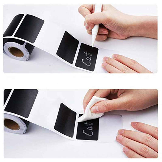 300pcs Waterproof Reusable Blackboard Stickers for Mason Jars - TTpen