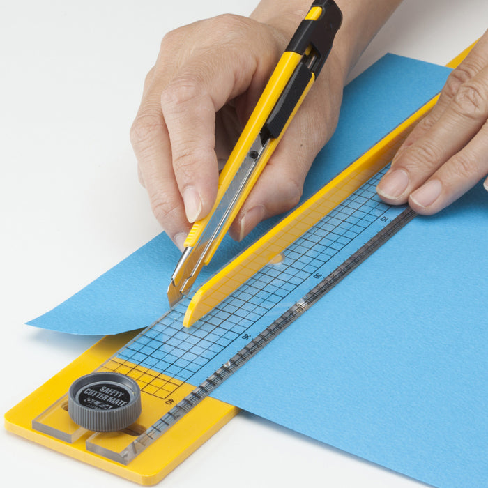 OLFA JAPAN Safety Cutter Mate Cutting Guard Guide Ruler 400mm 176B