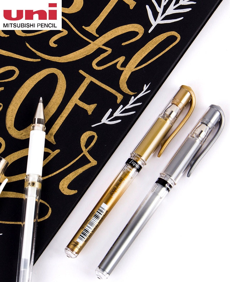 Uni-Ball UM 153 Signo Broad Gel Pen 6 Color Pack