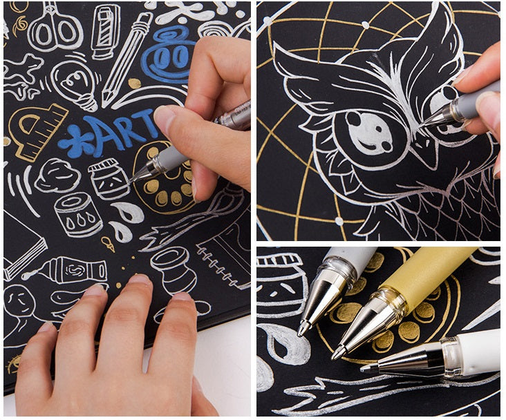 Uni-Ball UM 153 Signo Broad Gel Pen 6 Color Pack