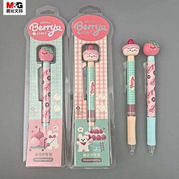 M&G Sweet Berry Time Cute Retractable Gel Pen 0.5mm