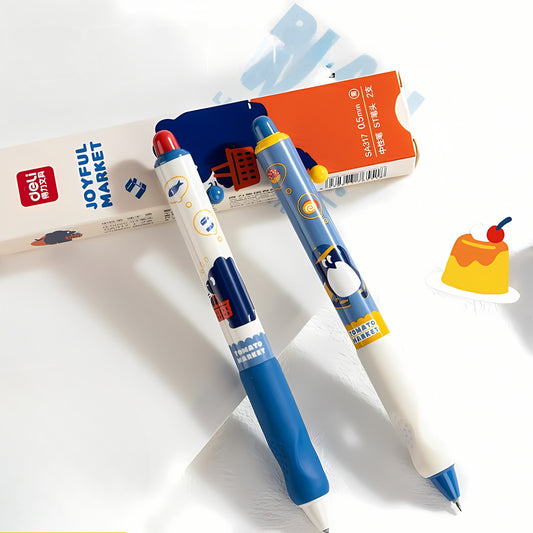Deli Blue Bear Gel Pen – Cute & Collectible!