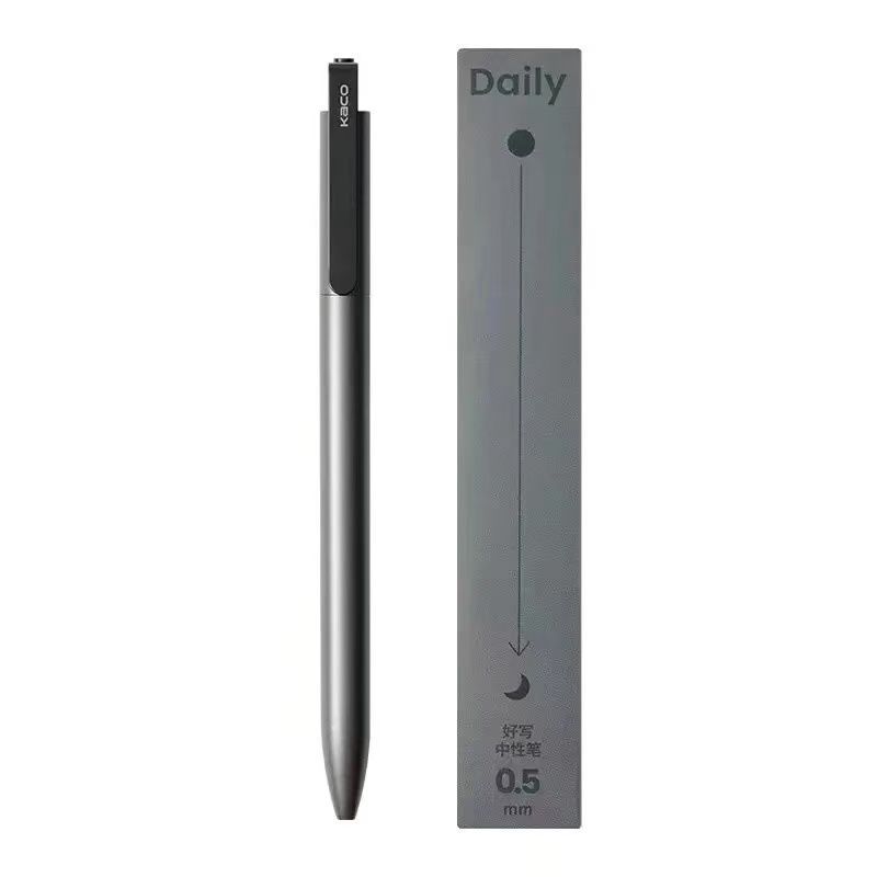 KACO Daily Limited Edition Gel Pen in Grey with metallic finish and gift box