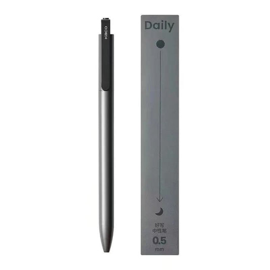 KACO Daily Limited Edition Gel Pen in Grey with metallic finish and gift box