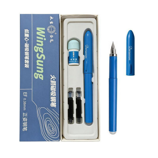 Wing Sung Rocket Magnetic Fountain Pen Set