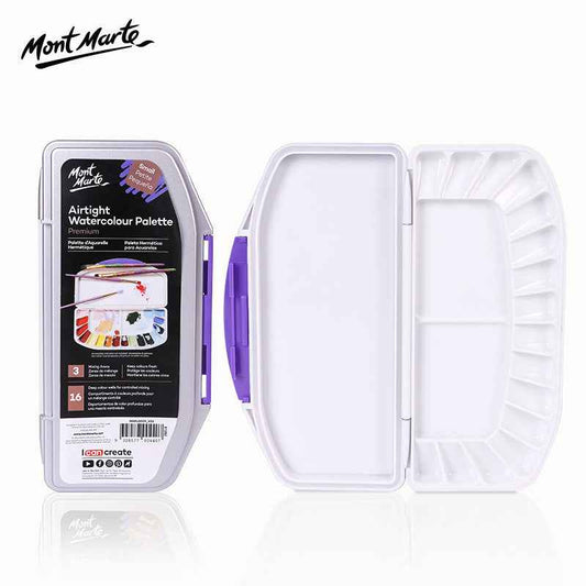 Mont Marte Airtight Watercolor Palette 16 Slot - TTpen