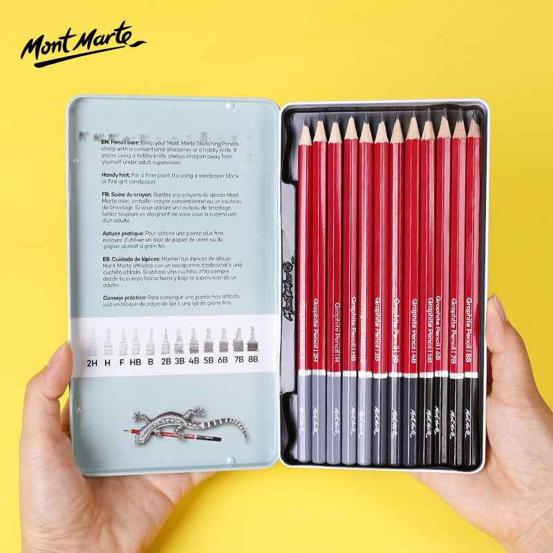 Mont Marte Graphite Pencil Set Signature 12Pc - TTpen