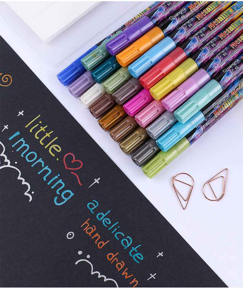 Guangna Shinning Metallic Marker Pens 24 Colors - TTpen