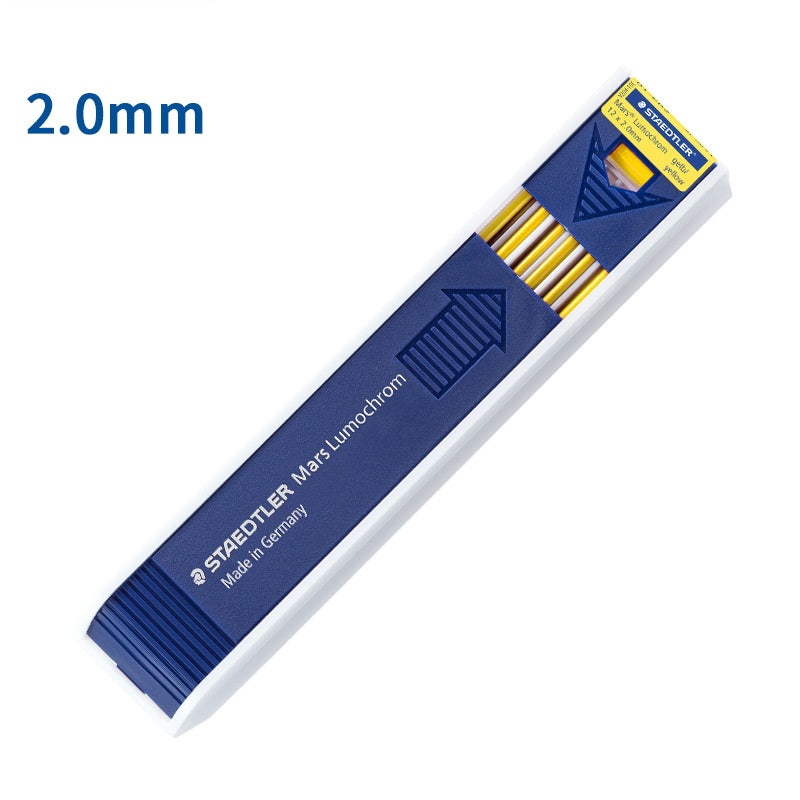Staedtler 204 Mars Carbon Lead, 2mm, 12 Lead Yellow