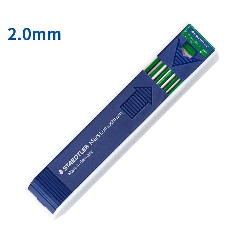 Staedtler 204 Mars Carbon Lead, 2mm, 12 Lead Green