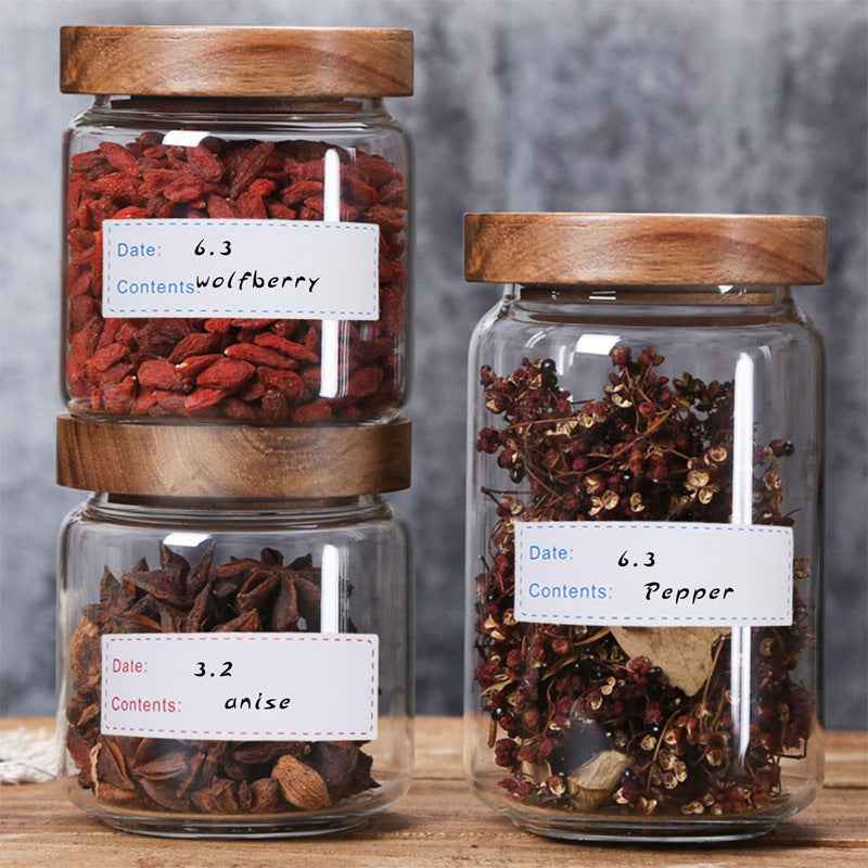 300pcs Removable Freezer Labels,1 x 3 Inch Food Storage Stickers - TTpen